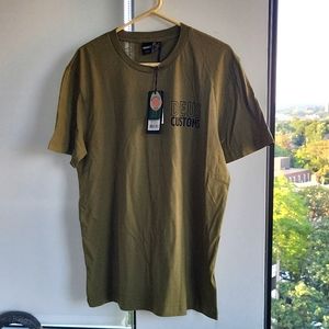 Deus Motorcycle Olive Tee